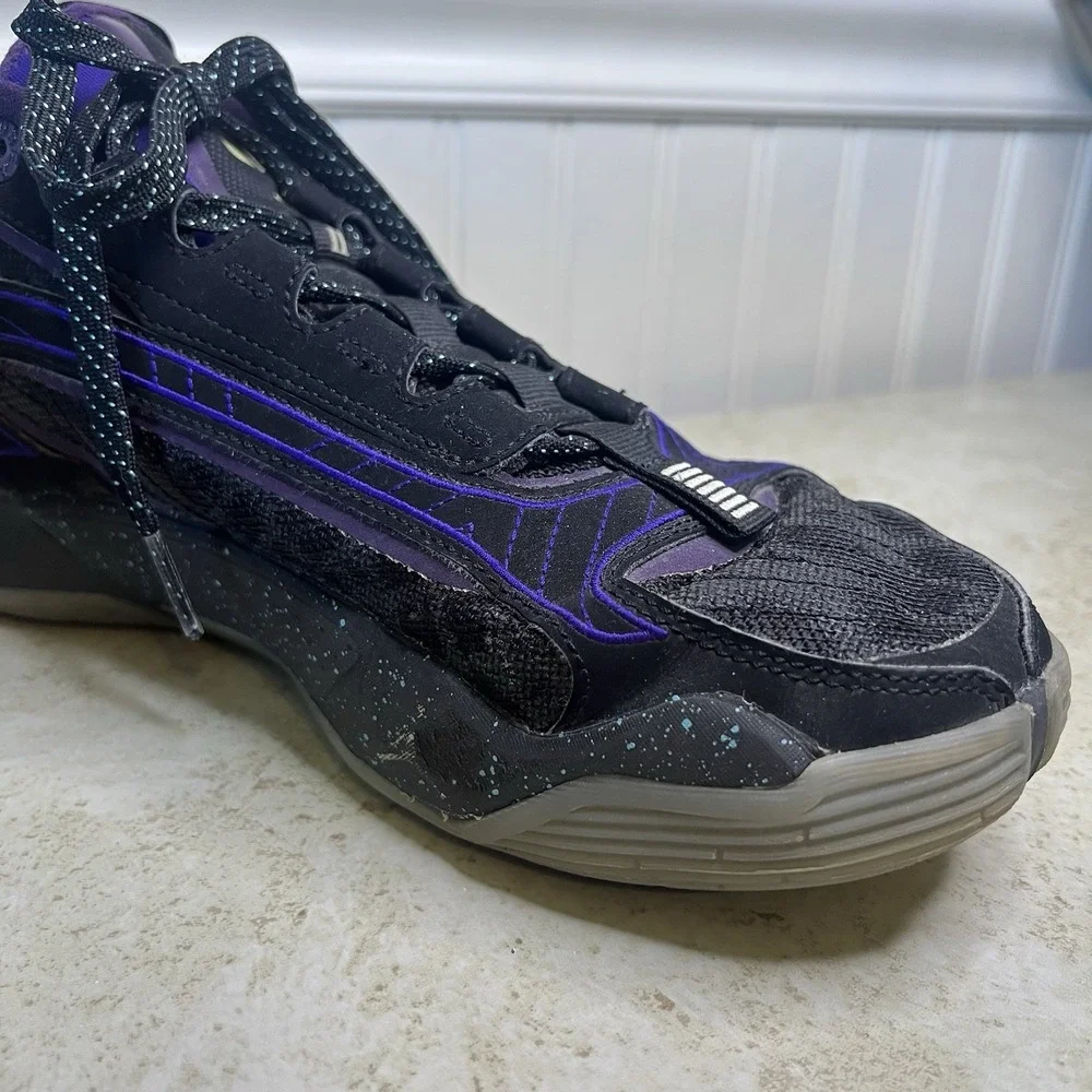 Jordan Luka 2 Cave Purple Sneaker Men Size 9 DX8733-001 Black Pitch Violet Kicks